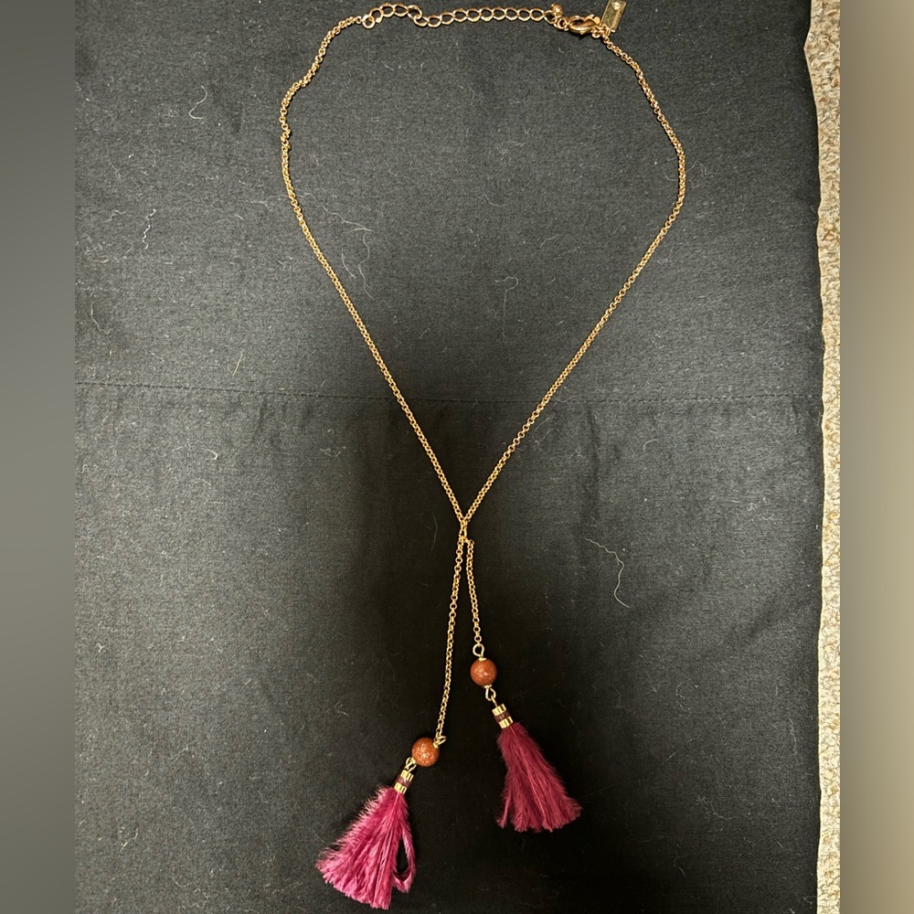 Feather Tassel Necklace